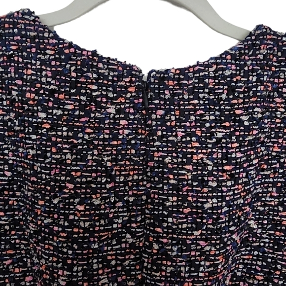J Crew Womens A-Line Confetti Tweed Sleeveless Dress Size 000. - Picture 11 of 12